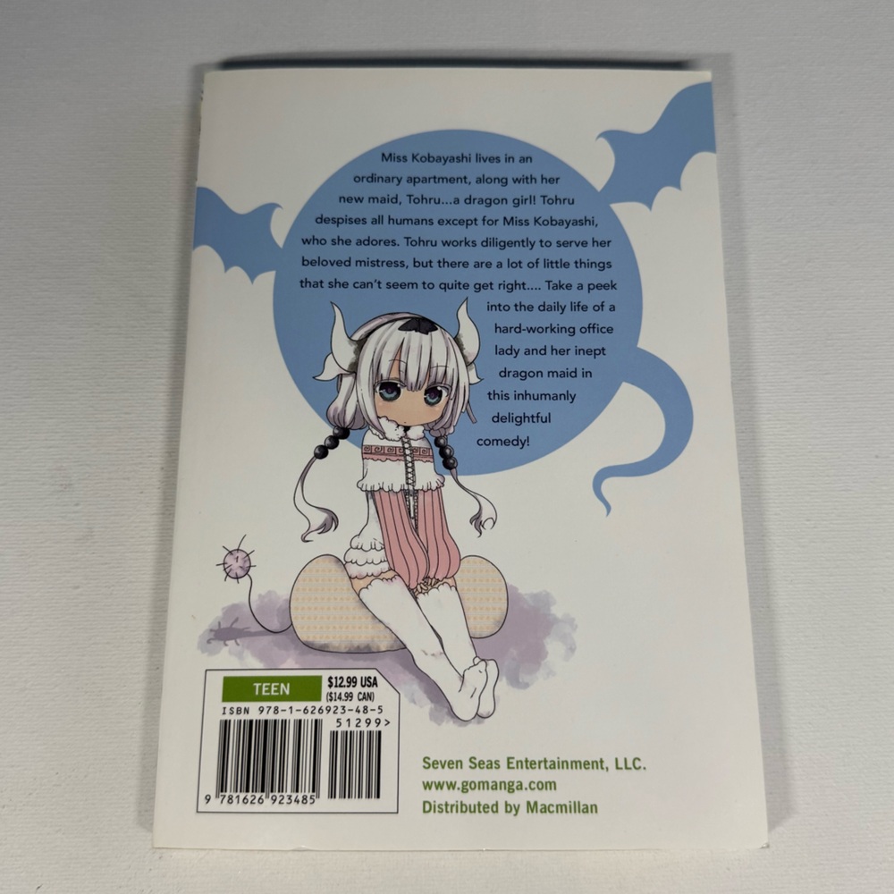 Miss Kobayashi's Dragon Maid Vol. 1 Manga - Picture 2 of 2